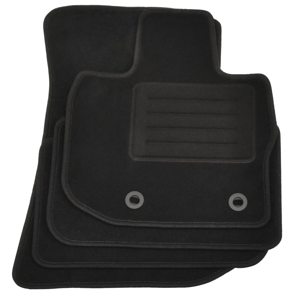 vidaXL Juego de alfombrillas para coche 4 piezas para BMW X4 (G02)