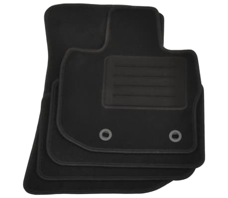 vidaXL Juego de alfombrillas para coche 4 piezas para BMW X4 (G02)