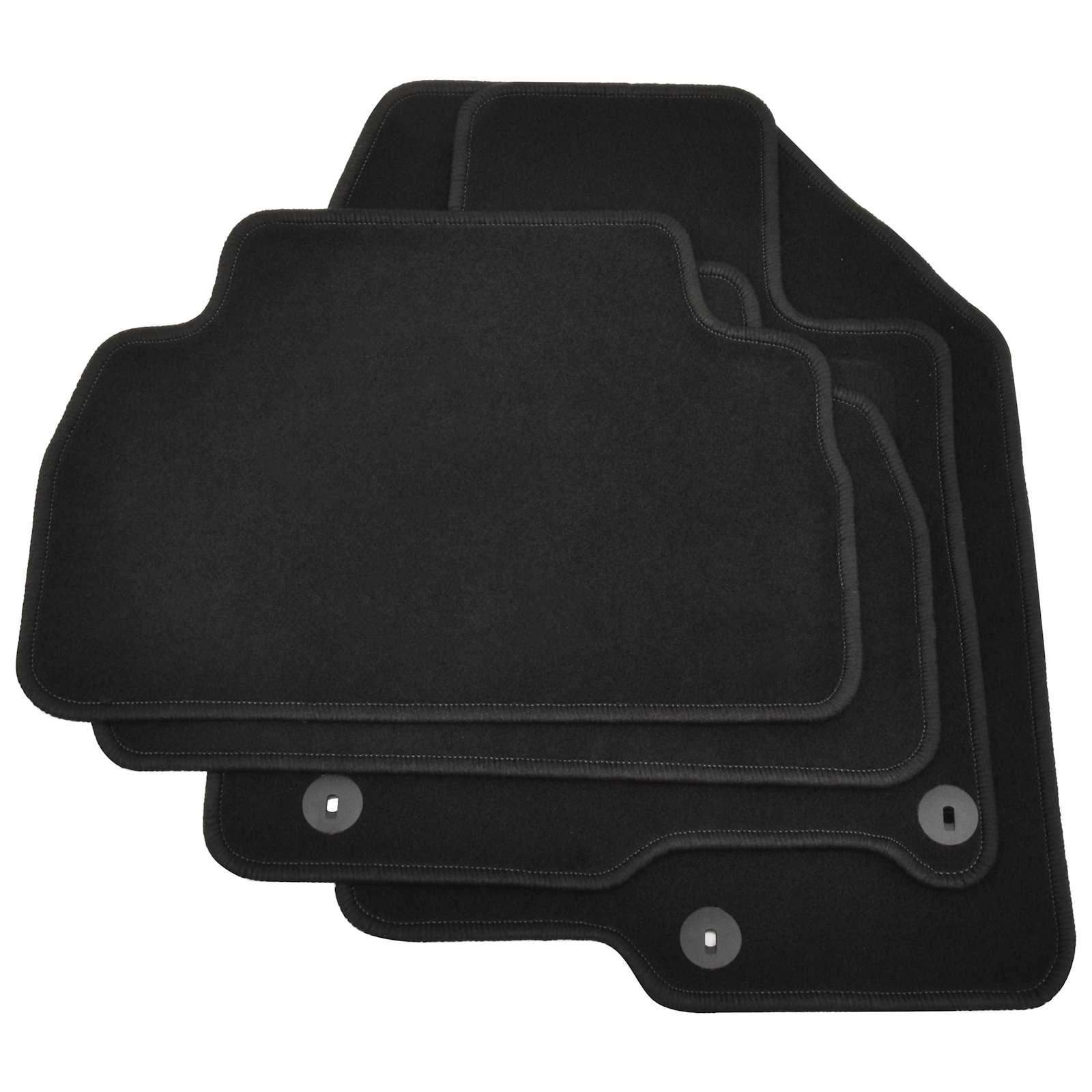 Motora transportlīdzekļa paklājs Melna audums