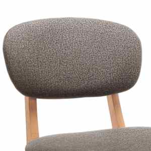 Barové židle 2 ks taupe textil - obrázek 6