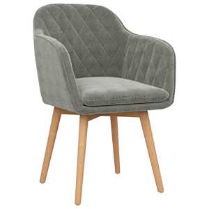 VidaXL Valgomojo kėdės, 2vnt., šviesiai pilkos spalvos, aksomas