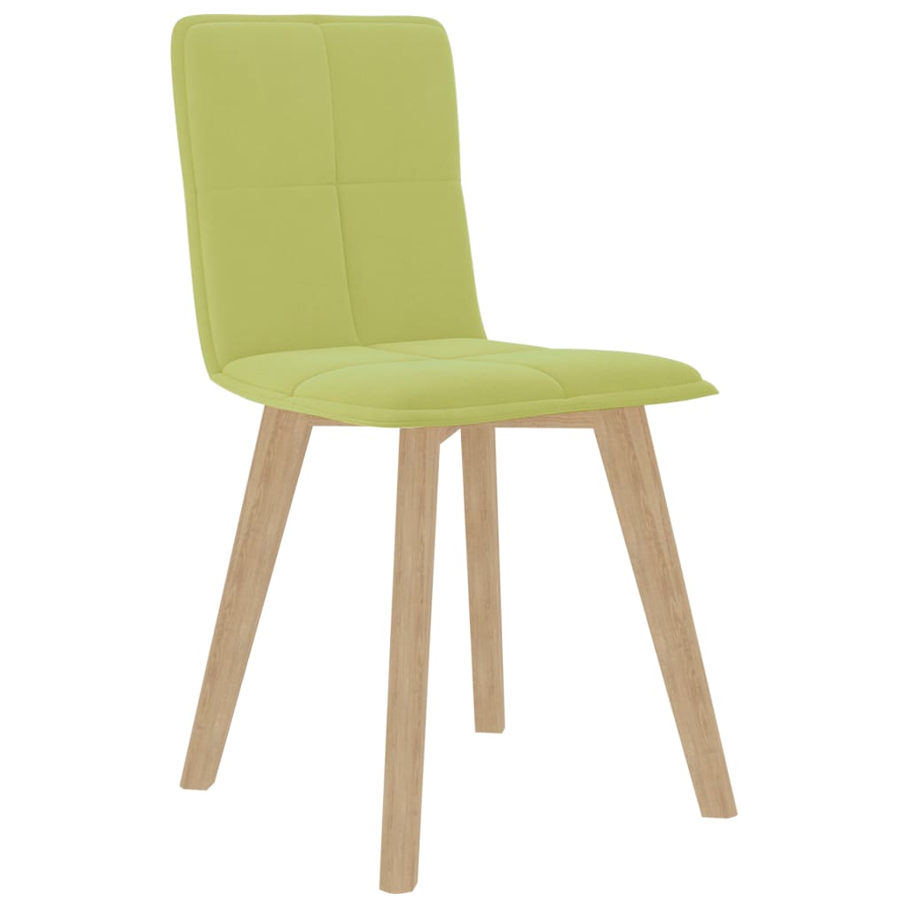 

vidaXL Eetkamerstoelen 4 st stof groen