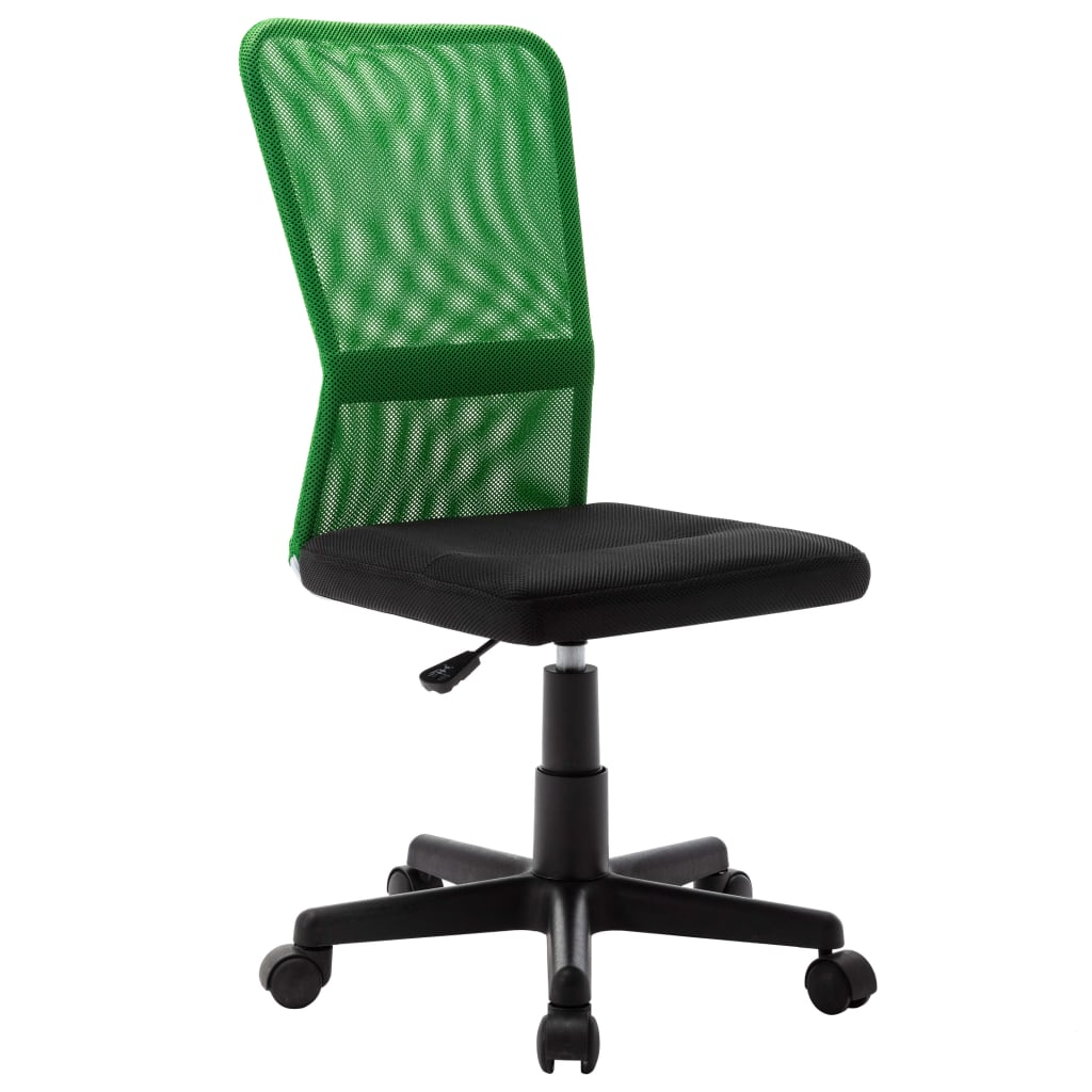 vidaXL Kancelářská židle černá a zelená 44x52x100 cm síťovina textil