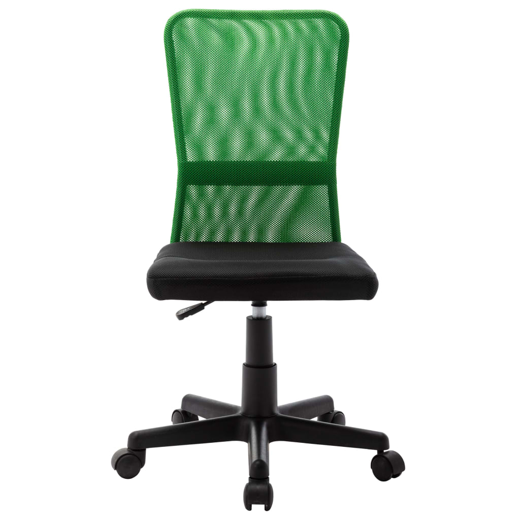 Kancelářská židle černá a zelená 44x52x100 cm síťovina textil