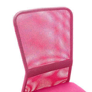 Kancelářská židle růžová 44 x 52 x 100 cm síťovina textil - obrázek 5