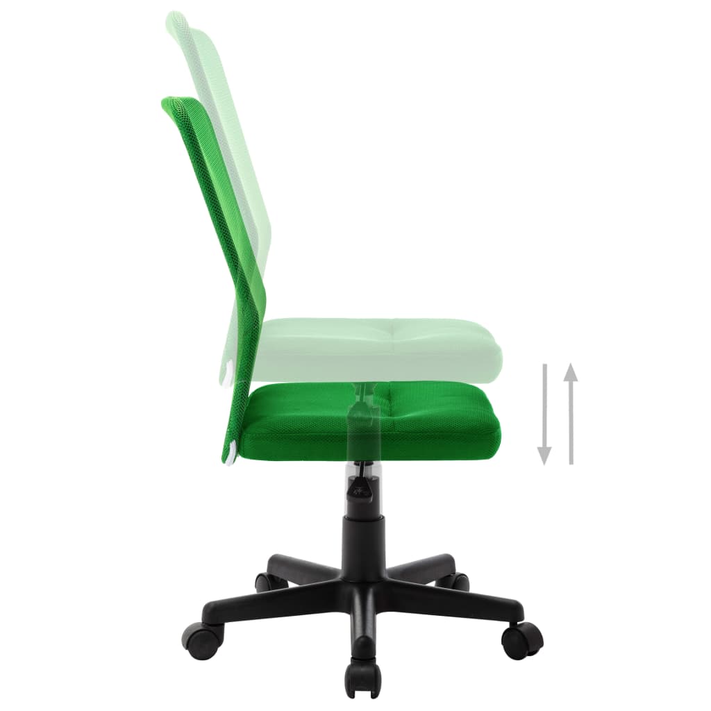 Uredska stolica zelena 44 x 52 x 100 cm od mrežaste tkanine