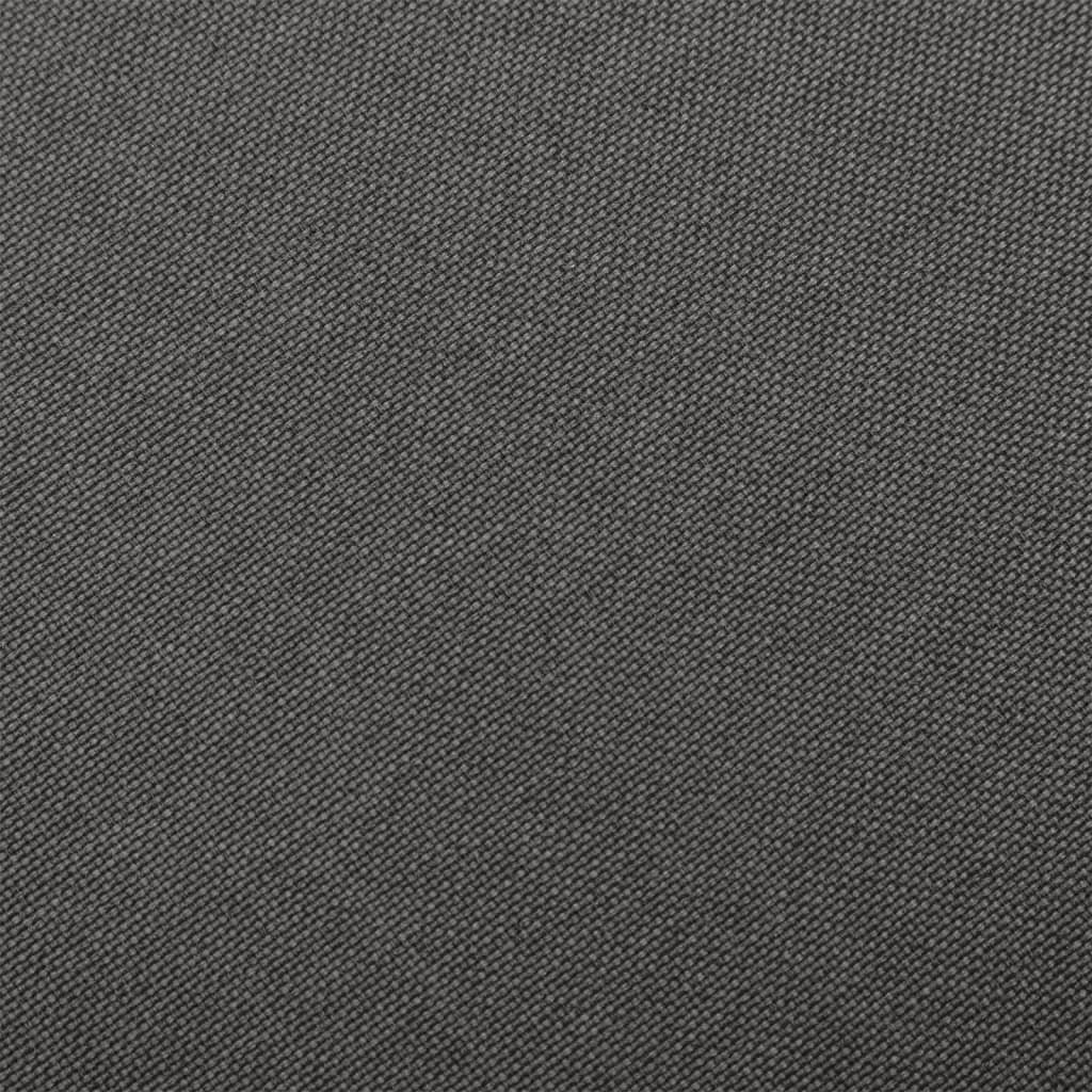 Houpací křeslo tmavě šedé textil