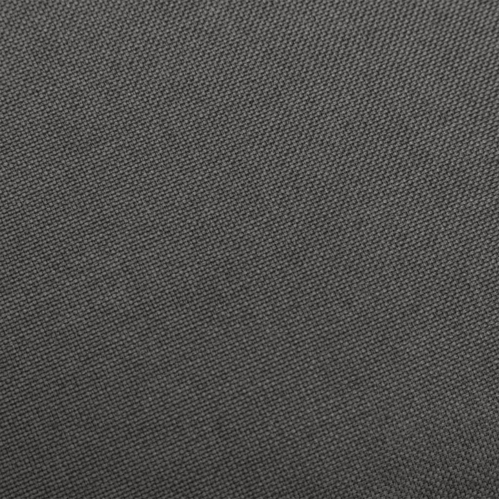 Houpací křeslo tmavě šedé textil