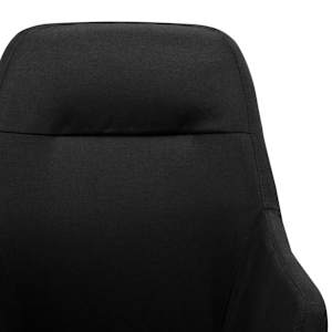 Houpací křeslo černé textil - obrázek 6