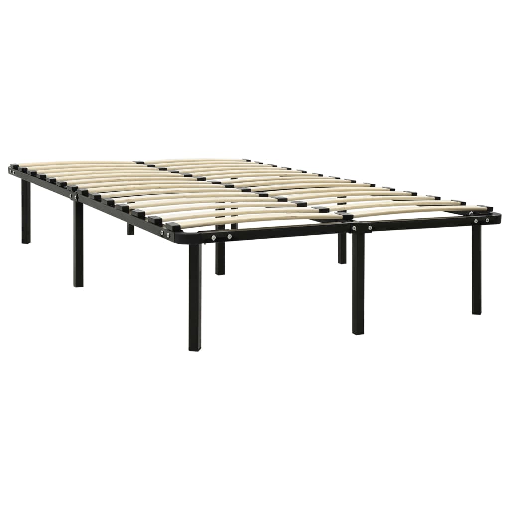 

vidaXL Bedframe metaal zwart 120x200 cm