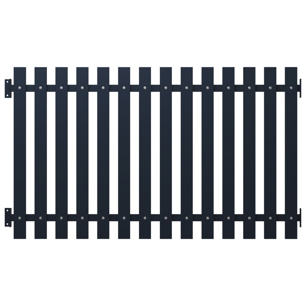 vidaXL Fence Panel Anthracite 170.5×75 cm Powder-coated Steel