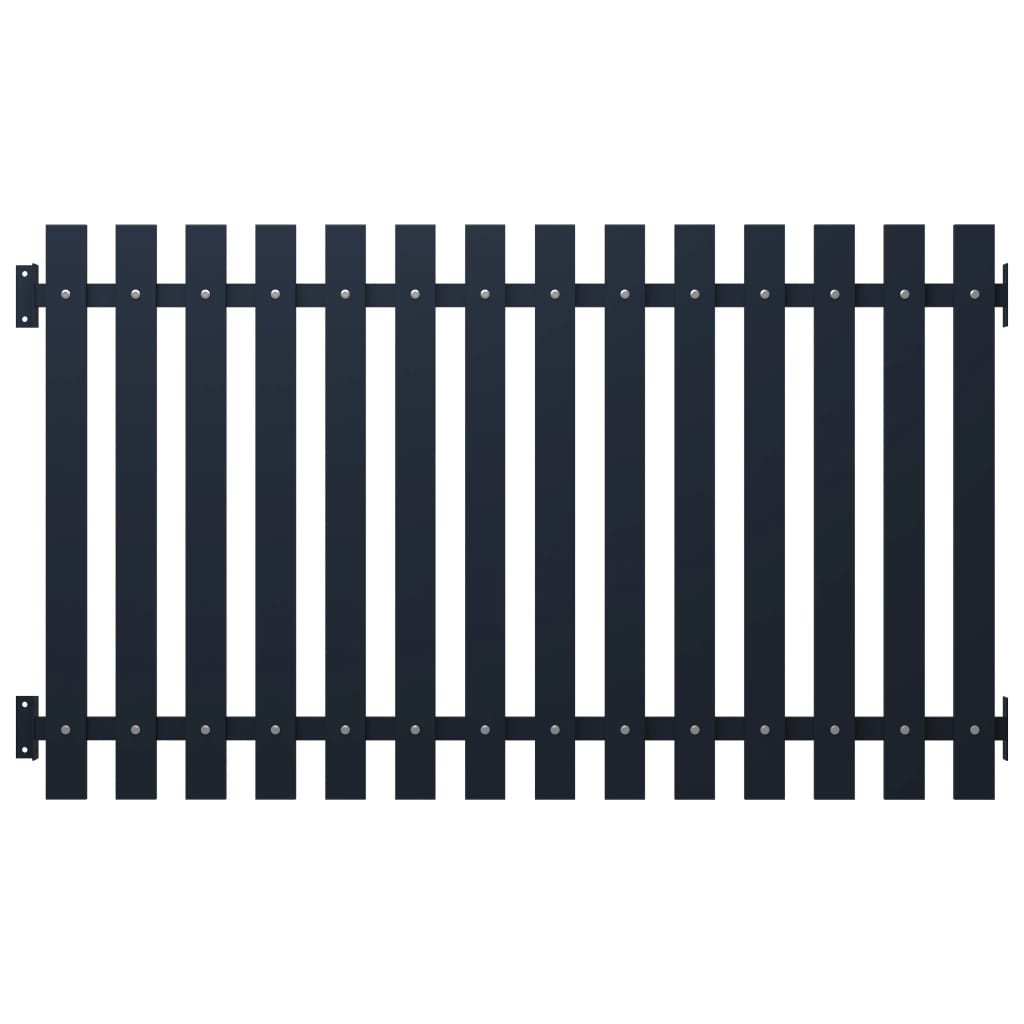 vidaXL Fence Panel Anthracite 170.5×150 cm Powder-coated Steel