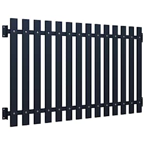 vidaXL Fence Panel Anthracite 178x150 cm Powder-coated Steel