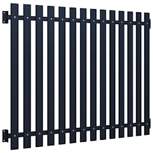 vidaXL Plotový panel antracitový 178 x 170 cm, práškově lakovaná ocel