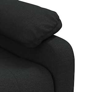 Masážní křeslo černé textil - obrázek 9