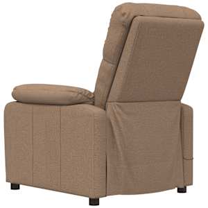Masážní křeslo hnědé textil - obrázek 5