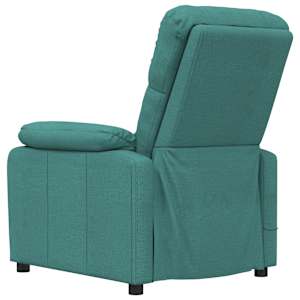 Masážní křeslo tmavě zelené textil - obrázek 5