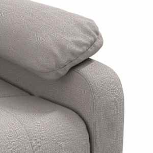 Masážní křeslo taupe textil - obrázek 9