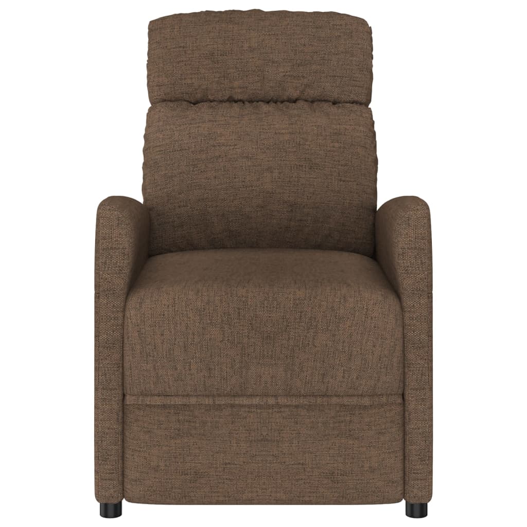 vidaXL Relaxsessel Braun Stoff