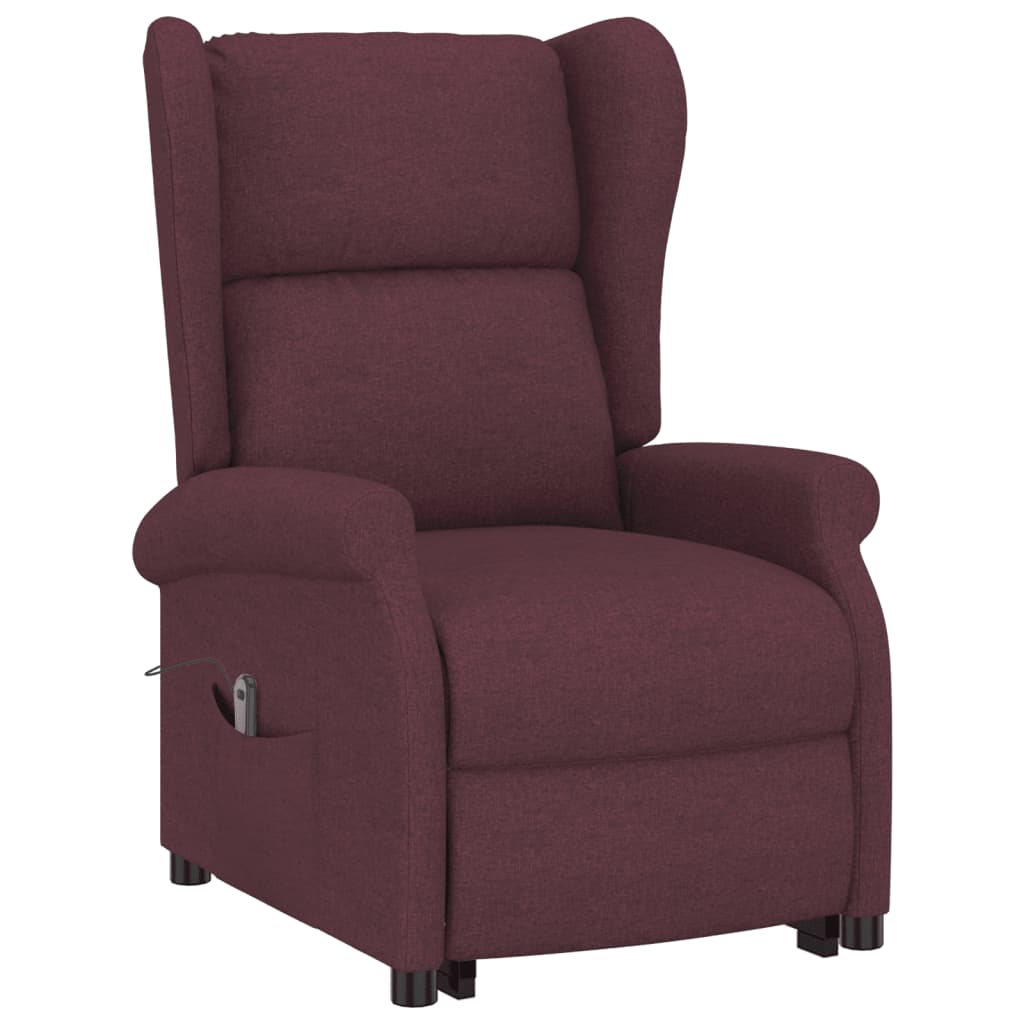 vidaXL lila szövet felállást segítő fotel
