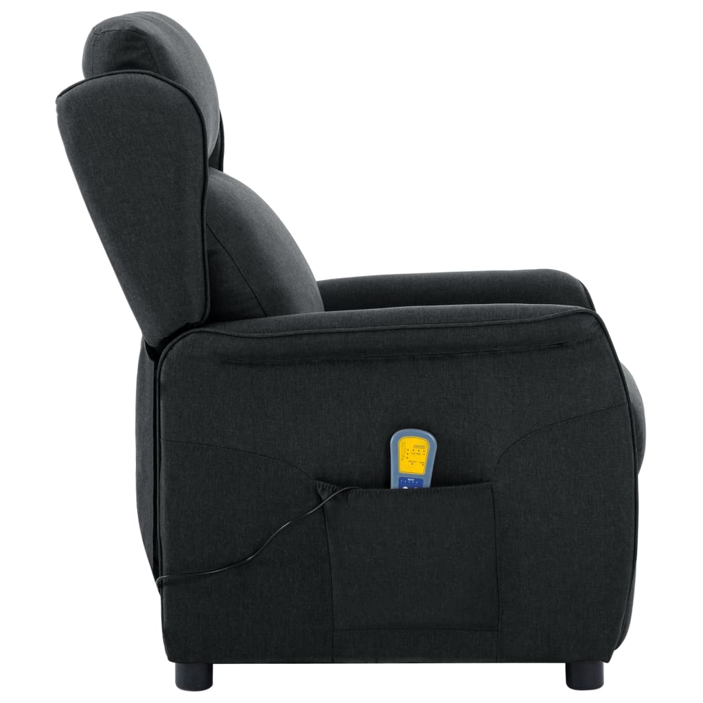 

vidaXL Massagestoel verstelbaar stof donkergrijs