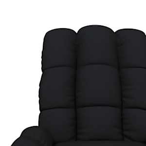 Polohovací křeslo černé textil - obrázek 7