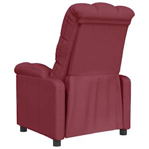 Polohovací křeslo vínové textil - obrázek 5