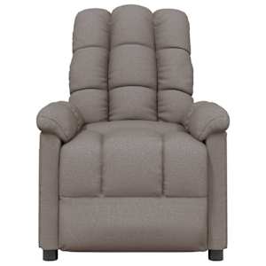 Polohovací křeslo taupe textil - obrázek 3