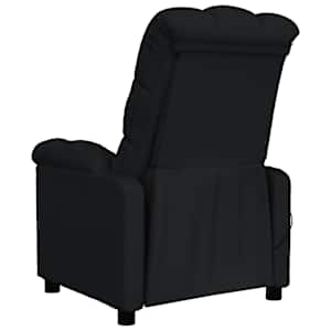Masážní křeslo černé textil - obrázek 5