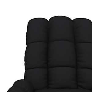 Masážní křeslo černé textil - obrázek 8