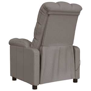Masážní křeslo taupe textil - obrázek 5