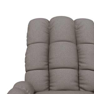 Masážní křeslo taupe textil - obrázek 8