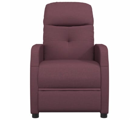 vidaXL Fauteuil inclinable Violet Tissu