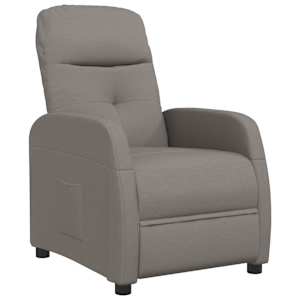 Polohovací křeslo taupe textil - obrázek 2