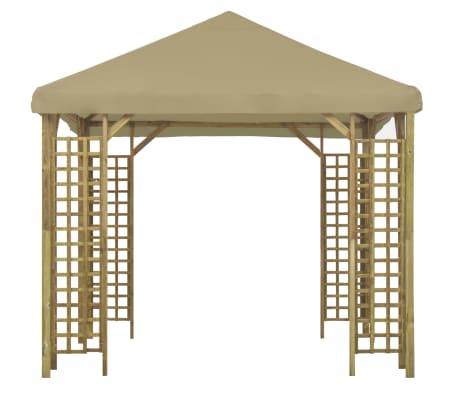 vidaXL Gazebo 3x3 m Beige