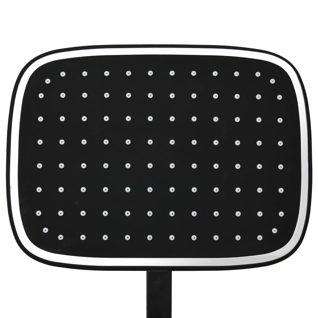 Dual Head Shower Set With Mixer And Hose Black VidaXL 18 width=274