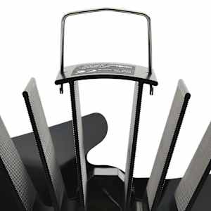 Teplem poháněný ventilátor na kamna 2 lopatky černý - obrázek 6