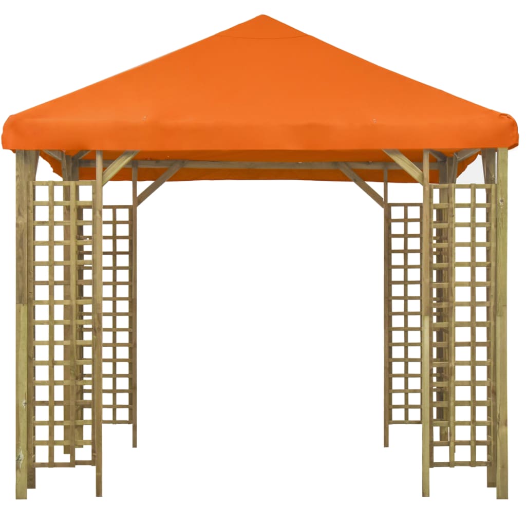 vidaXL Pavilion, portocaliu, 3 x 3 m (310032+47708)