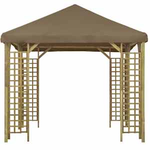 Altán 3 x 3 m taupe - obrázek 2