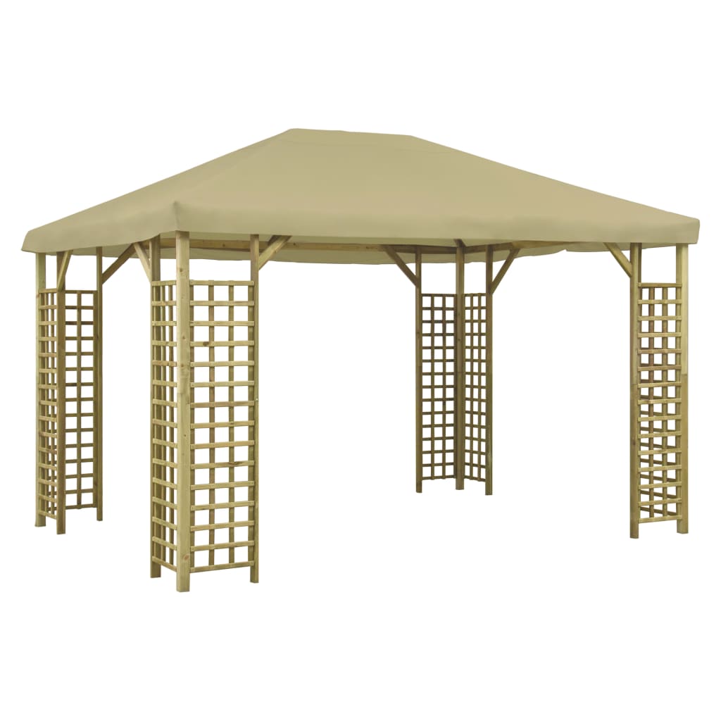 vidaXL Huvimaja 4×3 m beige