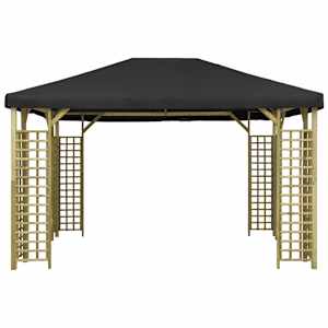 vidaXL Gazebo 4x3 m Antracite