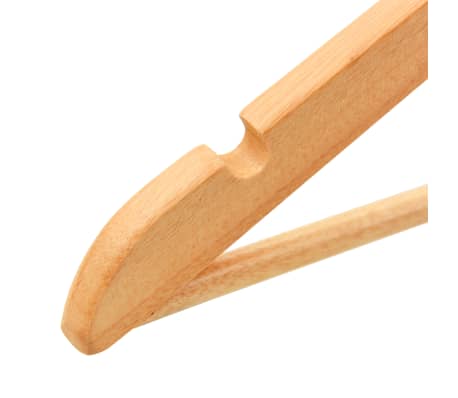 Lot de 10 cintres pour enfant premium - Blanc