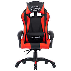 vidaXL Fotel dla gracza, czerwony, sztuczna sk&oacute;ra