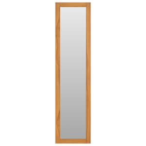 Nástěnné zrcadlo s poličkami 30 x 30 x 120 cm masivní teak - obrázek 2