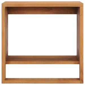 Nástěnný věšák na ručníky 35 x 20 x 35 cm masivní teakové dřevo - obrázek 2