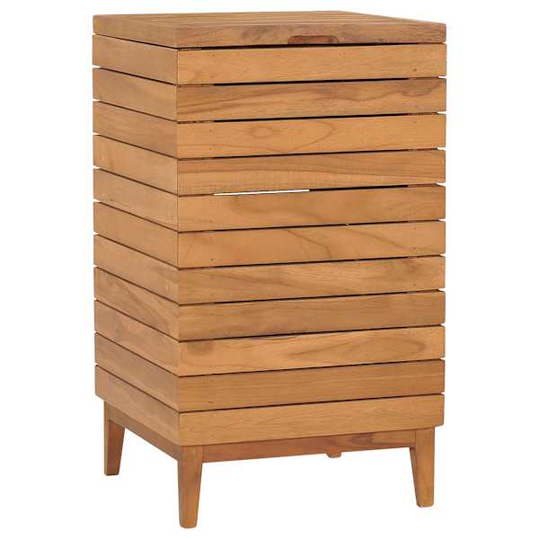 vidaXL pesukorv 40 x 40 x 70 cm tugevast tiikpuidust