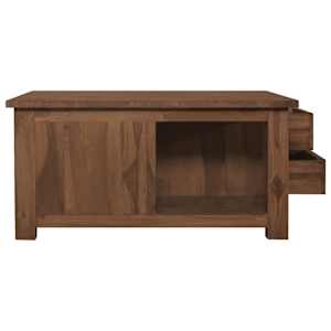 Konferenční stolek 68 x 68 x 33 cm masivní teakové dřevo - obrázek 5