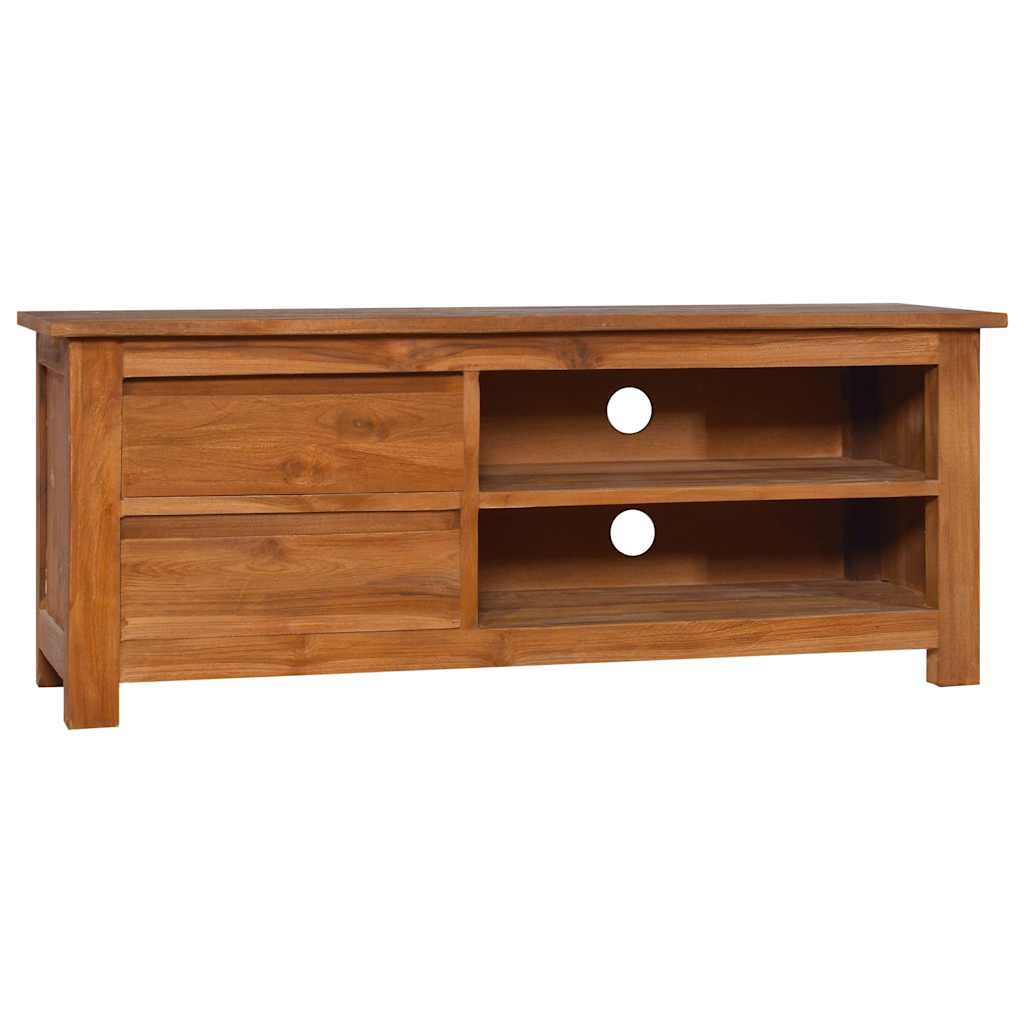 vidaXL Comodă TV, 100 x 30 x 40 cm, lemn masiv de tec