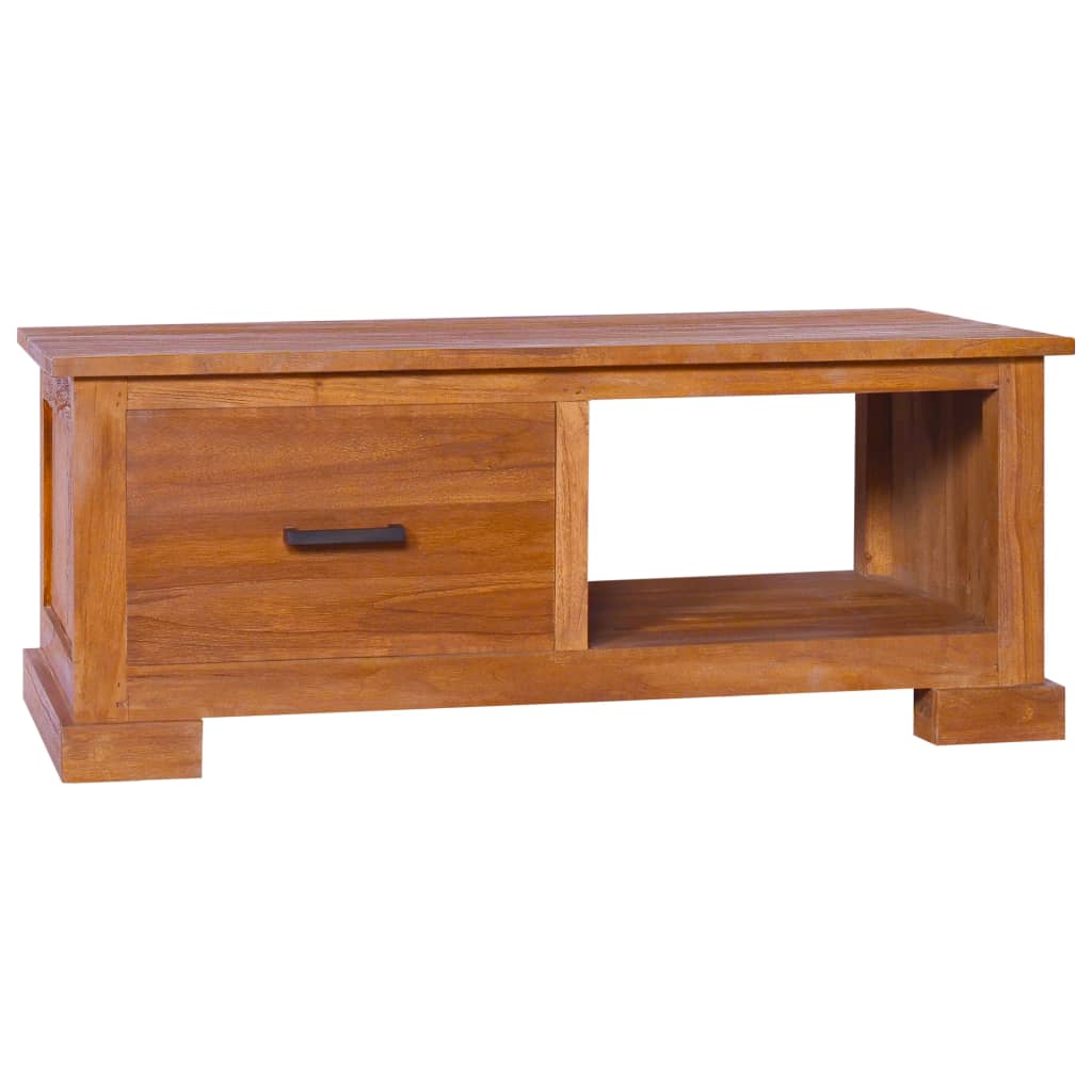 vidaXL TV-Schrank 90x50x37 cm Massivholz Teak