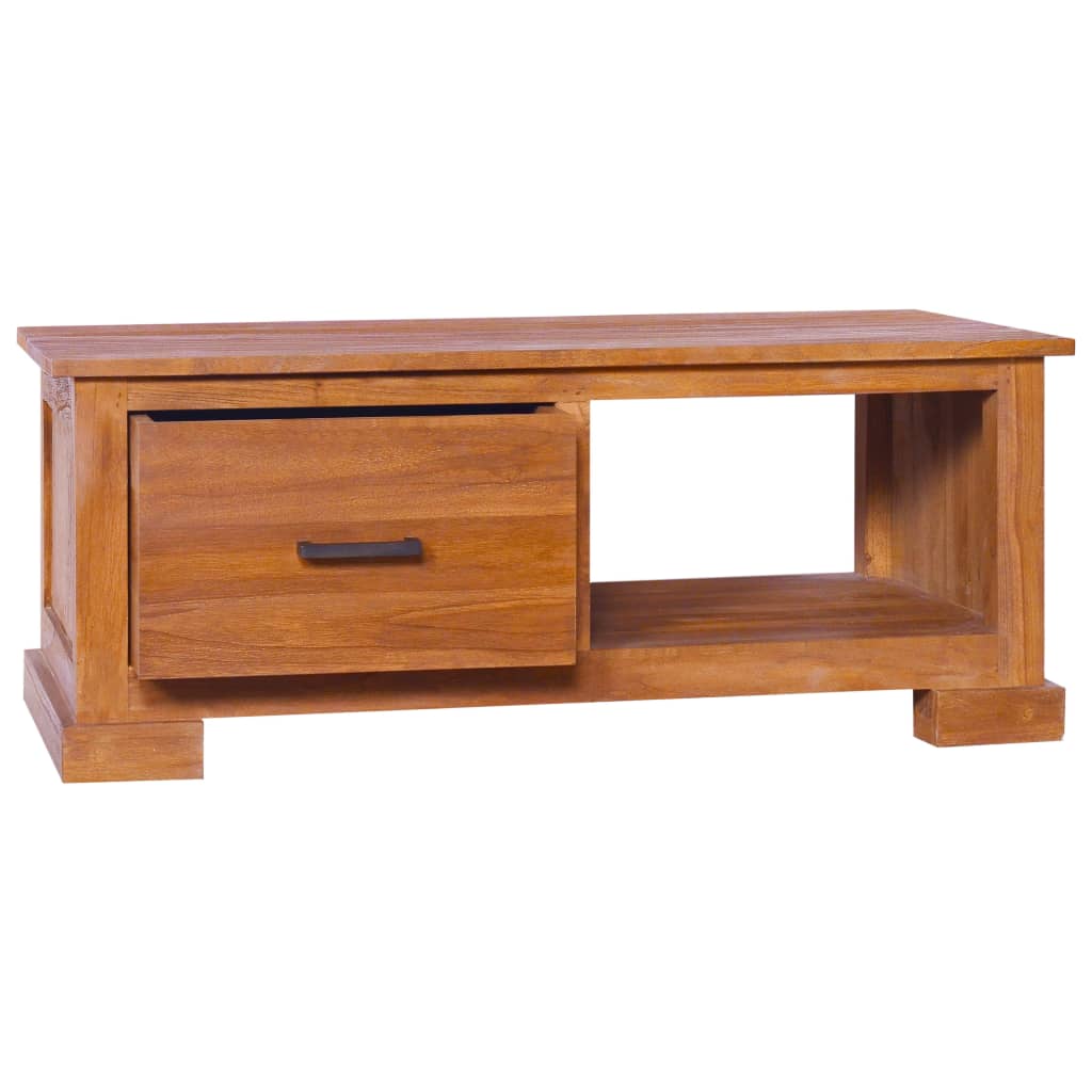 vidaXL tömör tíkfa TV-szekrény 90 x 50 x 37 cm
